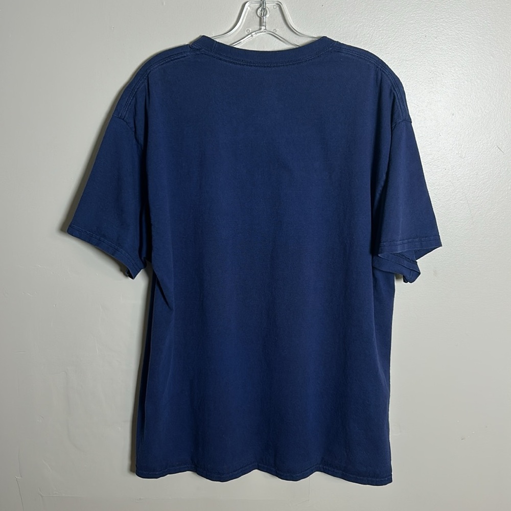 Bush’s Best Baked Beans Navy Blue Hanes Crew Neck Short Sleeve Shirt Size XL - Picture 6 of 9